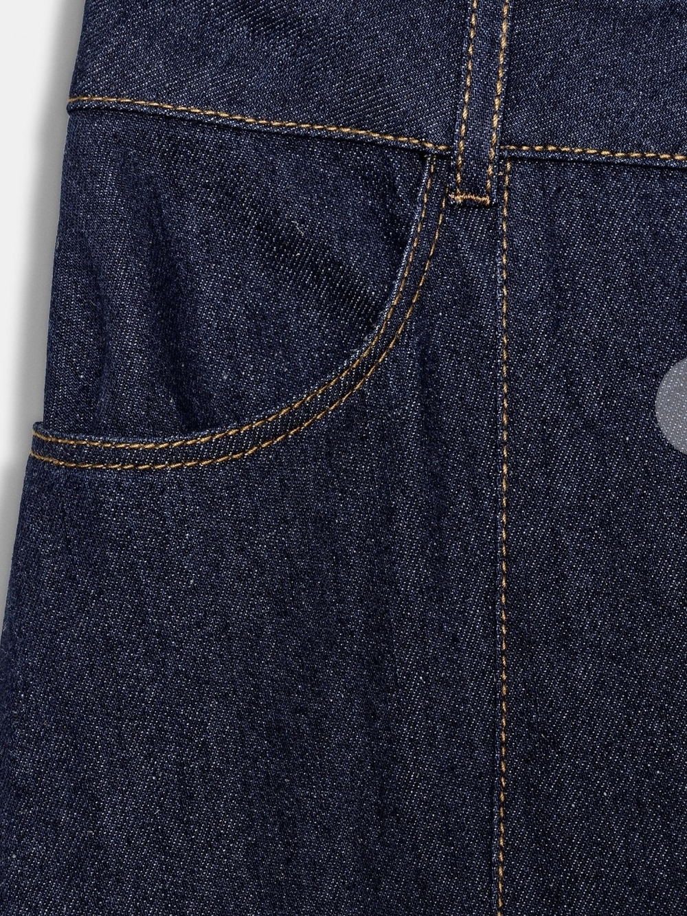 Zara Denim A-Line Midi Skirt(L) - Picture 6 of 7